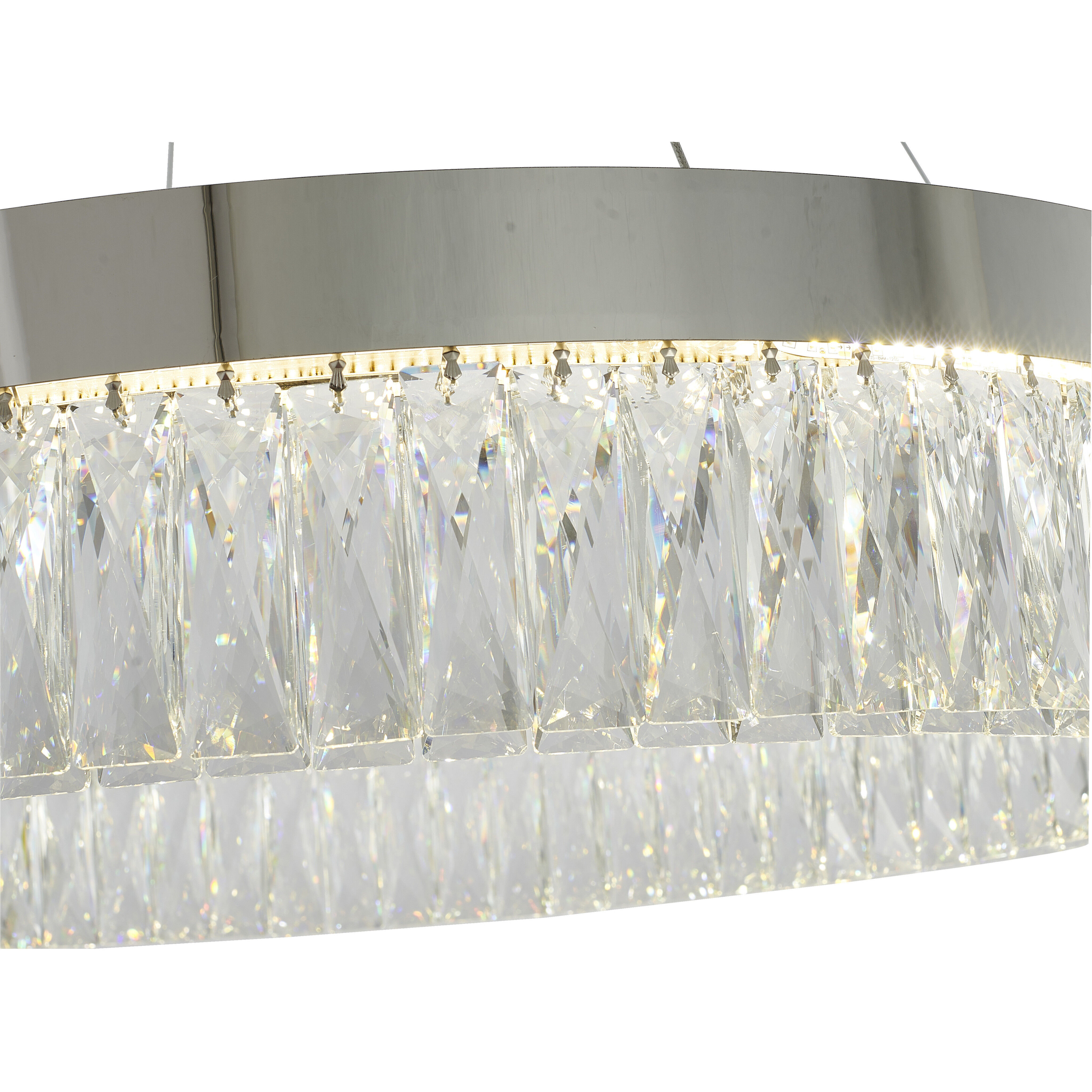 Canada LED 32 inch Chrome Chandelier Ceiling Light