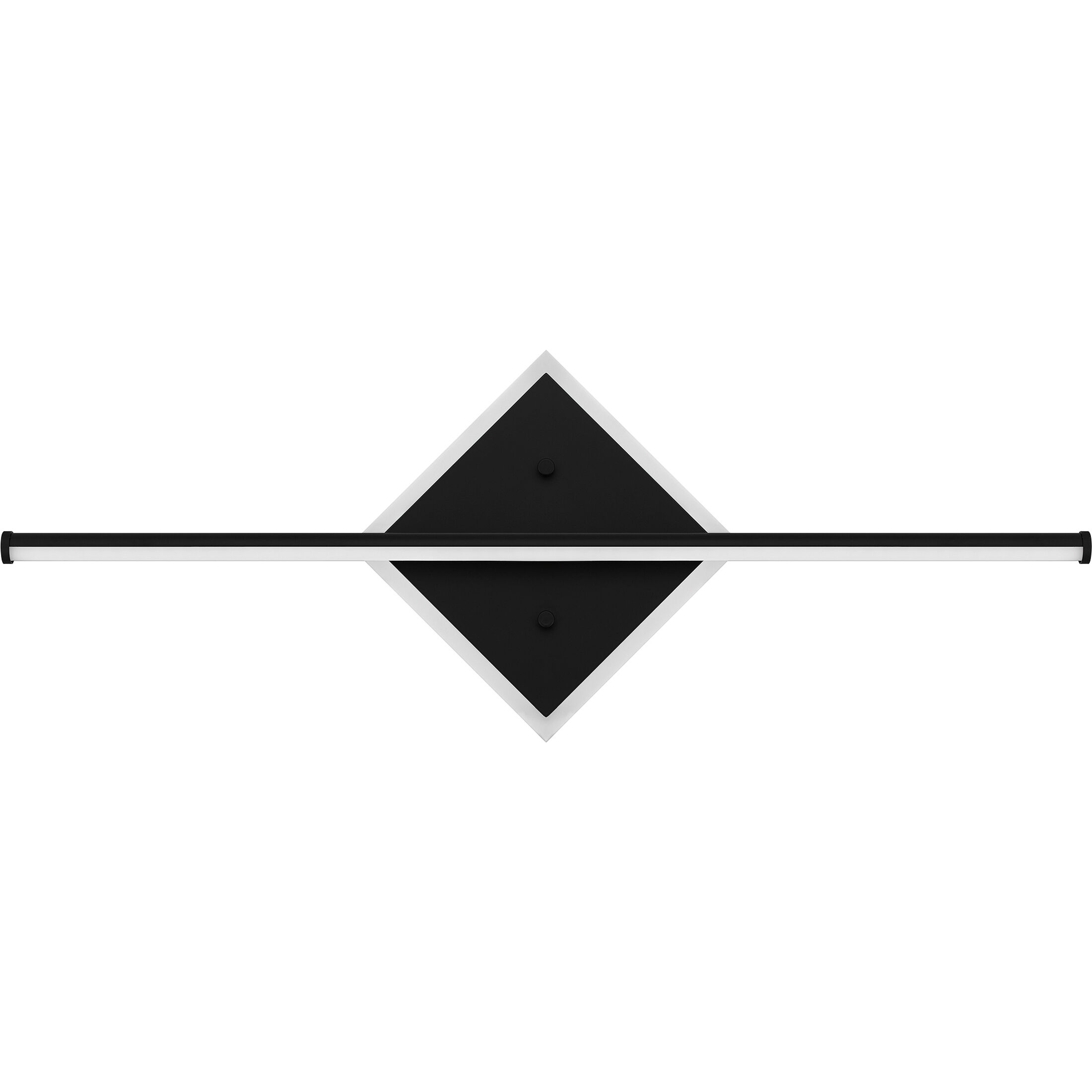 Parcelle LED 25 inch Matte Black Bath Light Wall Light