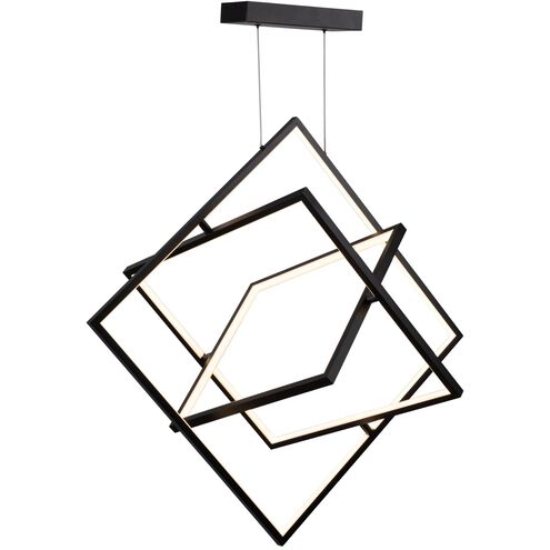 Graymar LED 34 inch Black Chandelier Ceiling Light