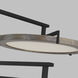 Clodagh Shuffle LED 28.3 inch Nightshade Black Chandelier Ceiling Light