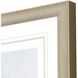 Abstract Collection Champagne Gold Block Contemporary Framed Art