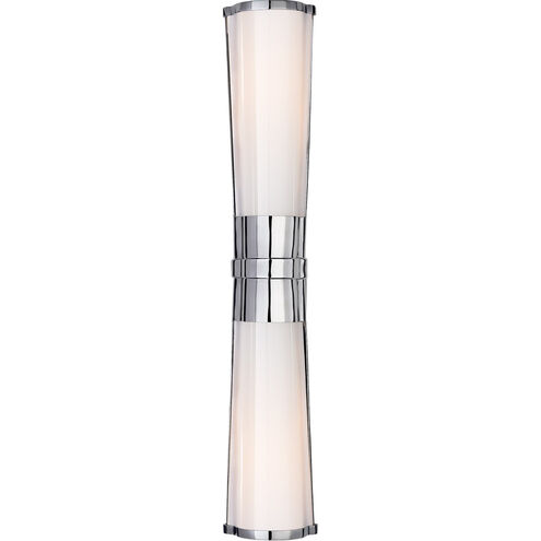 Chapman & Myers Carew 2 Light 4.5 inch Polished Nickel Linear Bath Sconce Wall Light
