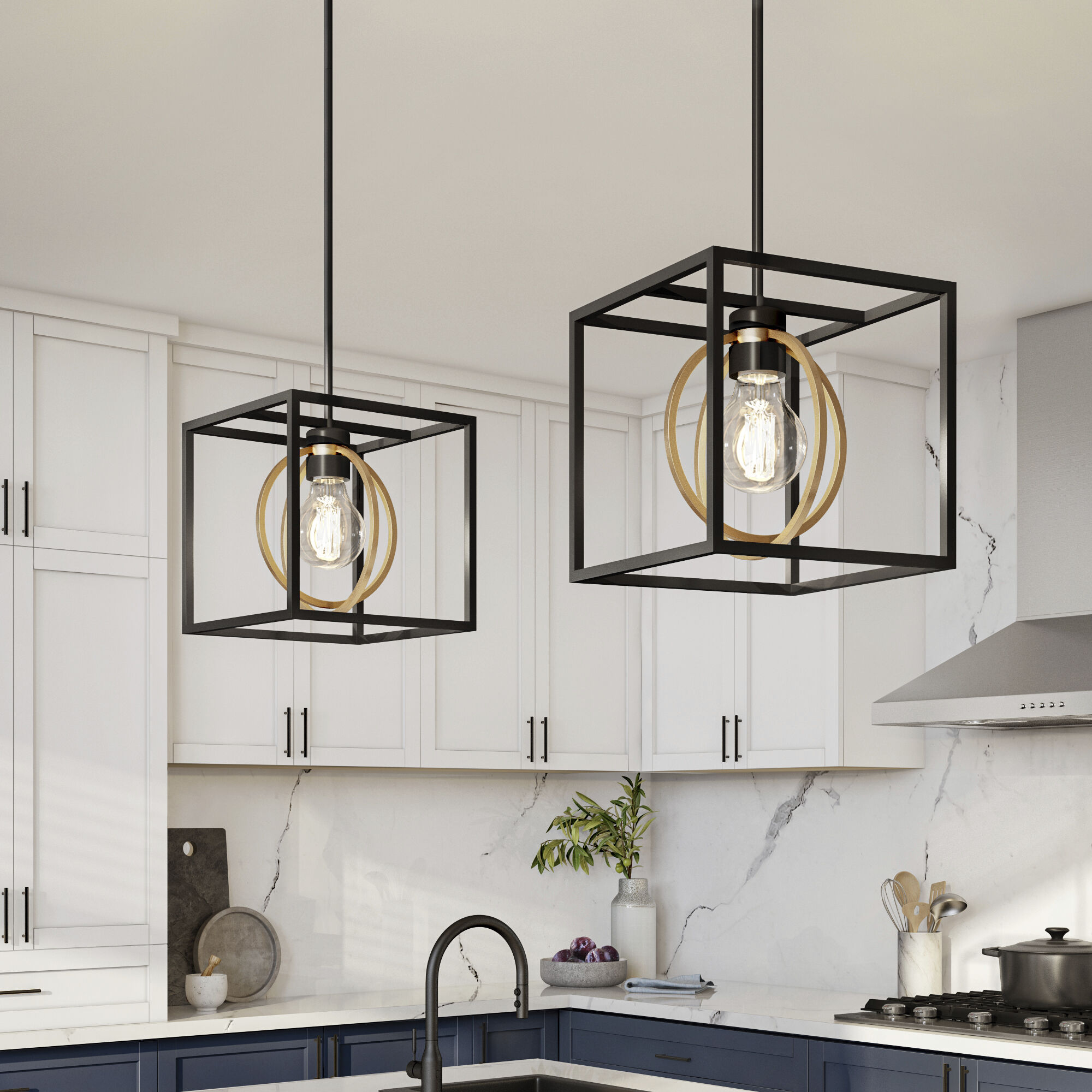 Kew Gardens 1 Light 10 inch Matte Black Pendant Ceiling Light