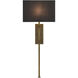 Edmund 1 Light 15 inch Antique Brass Wall Sconce Wall Light