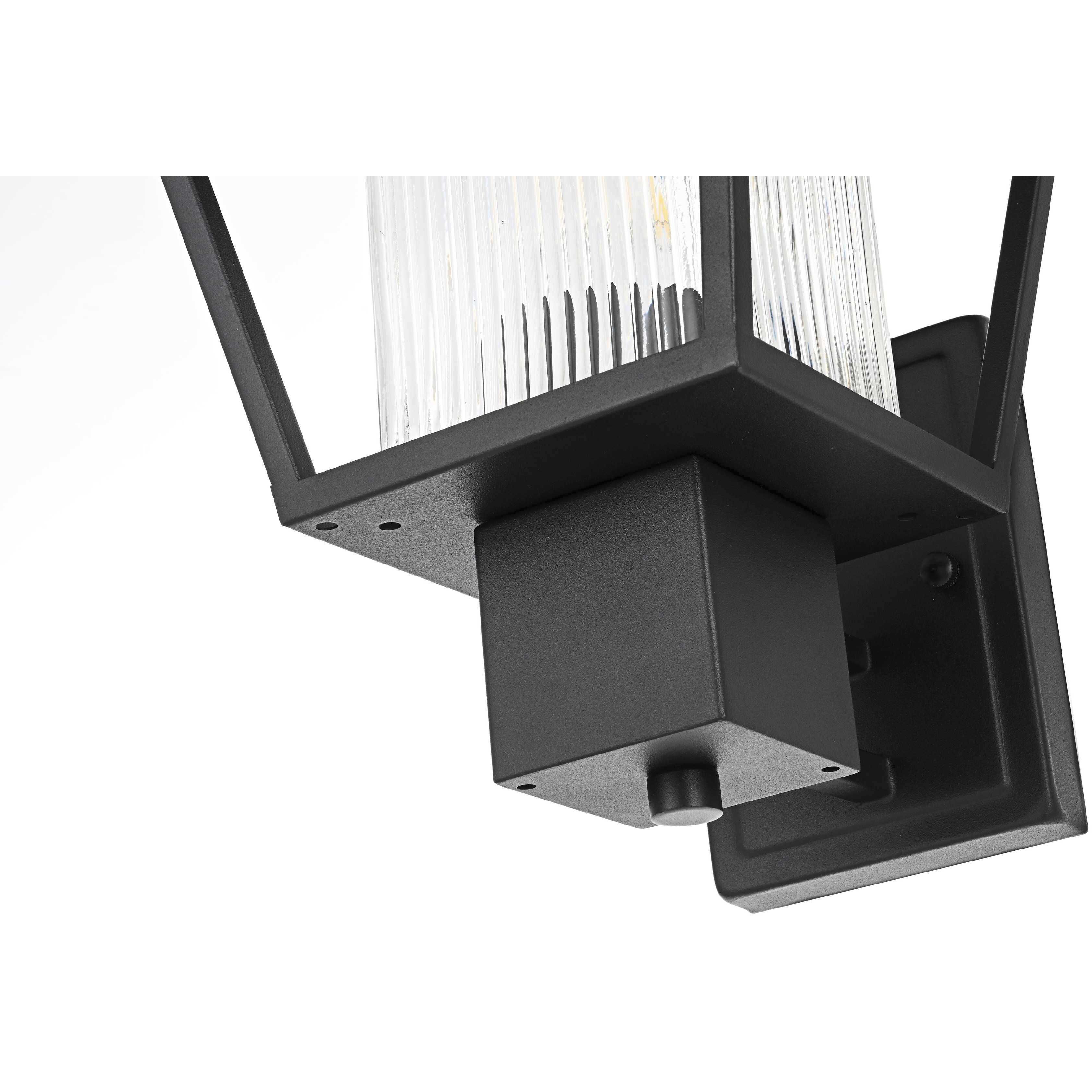 Gaul 1 Light 15 inch Black Outdoor Wall Sconce