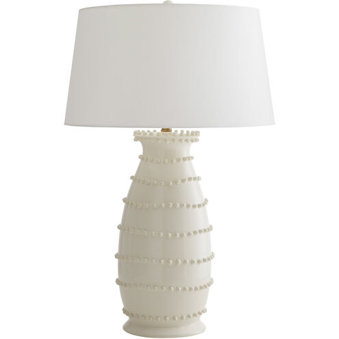 Spitzy 31 inch 150.00 watt Ivory Lamp Portable Light