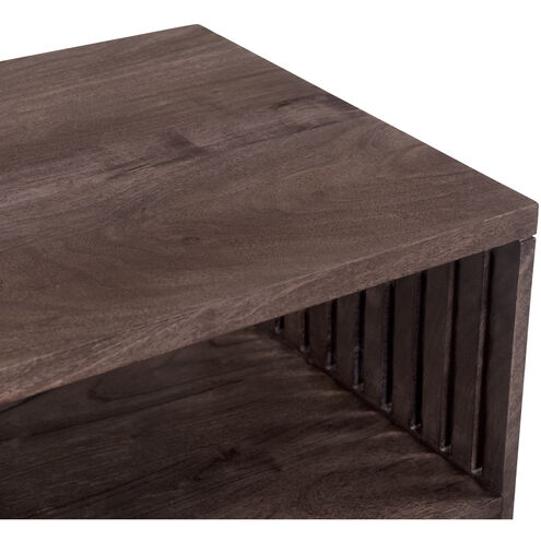 Rhys 24 X 22 inch Brown End Table, Side Table
