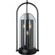 Davis 3 Light 28.5 inch Coastal Black Outdoor Sconce, Large
