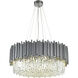 Canada 12 Light 28 inch Silver Chandelier Ceiling Light in Chrome