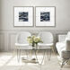 Imprint Blue and Black and Metallic Framed Art, The Studio