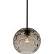 Bombay 1 Light Bronze Stem Pendant Ceiling Light