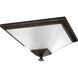 North Park 2 Light 15 inch Venetian Bronze Close-to-Ceiling Ceiling Light