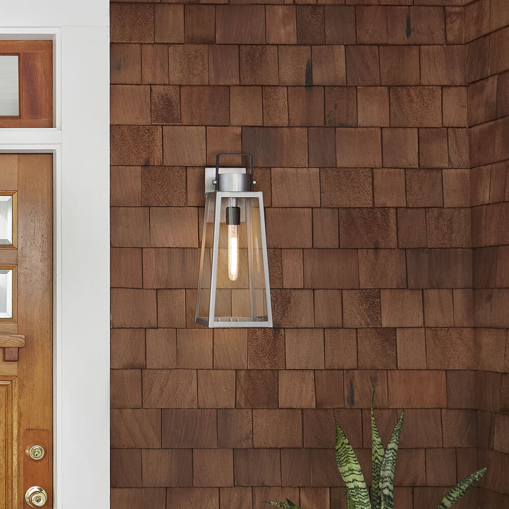 Hugh LED 25 inch Antique Brushed Aluminum Outdoor Wall Mount