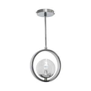 Stand Out 1 Light 10 inch Polished Chrome Pendant Ceiling Light, Elite