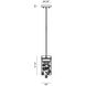 Glass-encased Bubble Droplet 3 Light 5 inch Chrome Pendant Ceiling Light