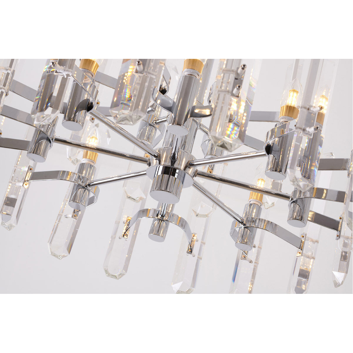 Canada 12 Light 25.5 inch Chrome Chandelier Ceiling Light