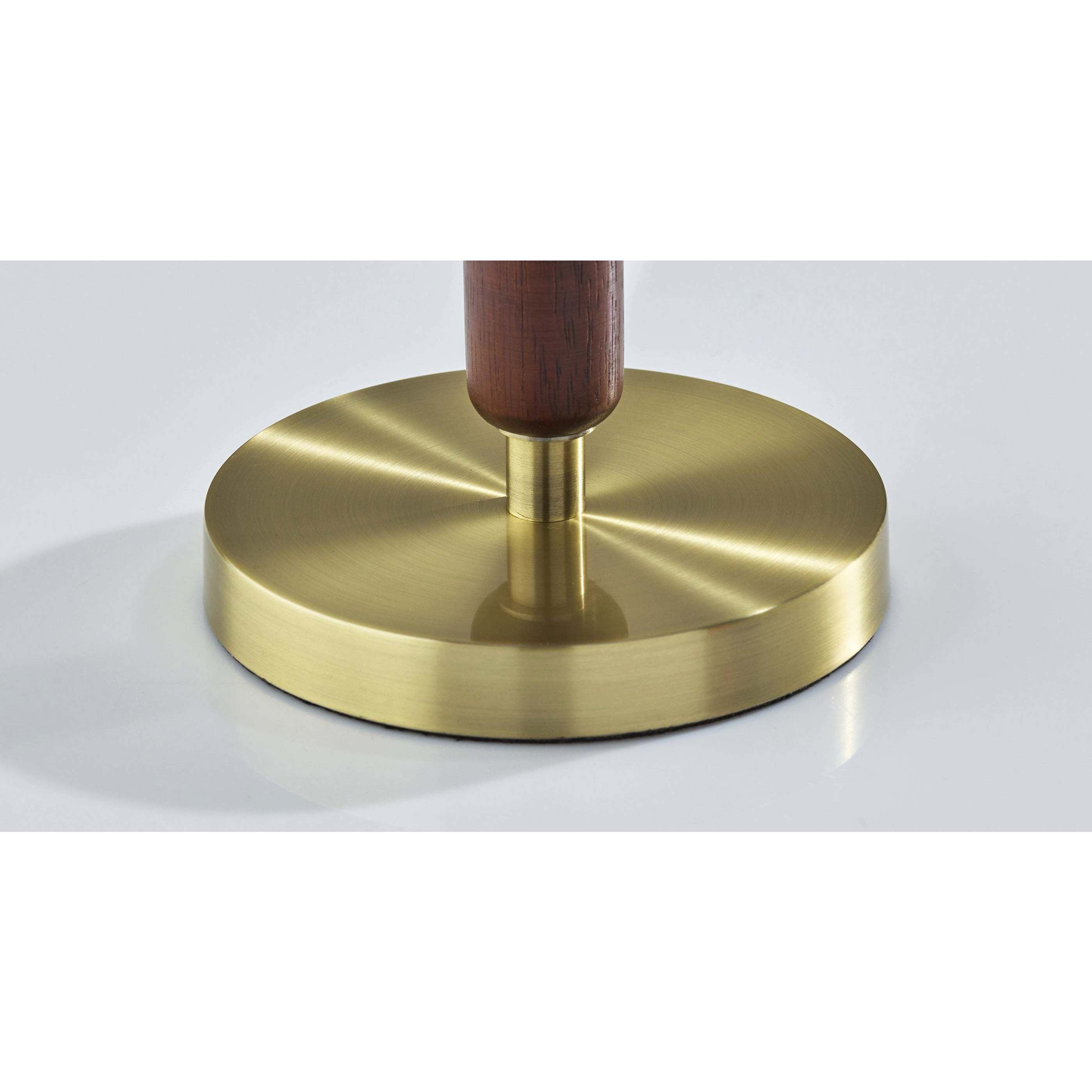 Laine 27.5 inch 40.00 watt Antique Brass Walnut Table Lamp Portable Light