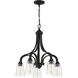 Neighborhood Grace 5 Light 24 inch Espresso Down Chandelier Ceiling Light in Clear Seeded, Neighborhood Collection