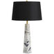 Roman 27 inch 150.00 watt White Table Lamp Portable Light