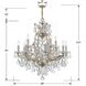 Maria Theresa 13 Light 28 inch Gold Chandelier Ceiling Light in Clear Italian