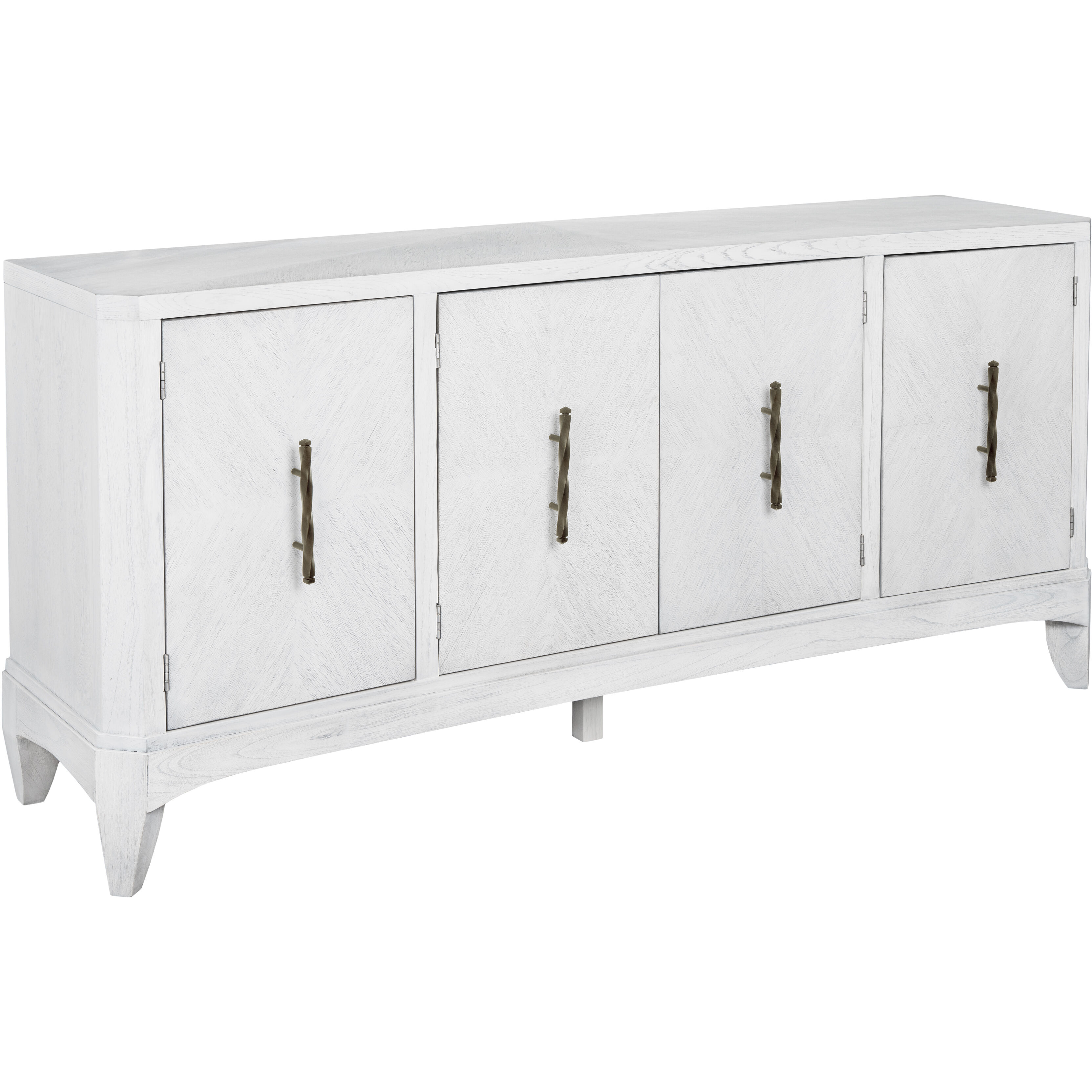 Bowtie Whitewash Credenza