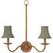 Bell Teal 5.5 inch Chandelier Shade, Suzanne Duin Collection