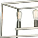 Williamsport 5 Light 37 inch Brushed Nickel Linear Chandelier Ceiling Light