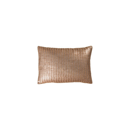 Ankara 19 X 13 inch Metallic - Champagne/Tan/Khaki Pillow Kit