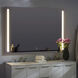 Skylight 36 X 36 inch Black LED Lighted Mirror, Vanita by Oxygen