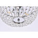 Cora 3 Light 13 inch Chrome Flush Mount Ceiling Light