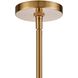 Jayden 6 Light 24.25 inch Lacquered Gold Chandelier Ceiling Light