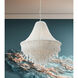 Crystal Reign 7 Light 29.3 inch Nickel Pendant Ceiling Light