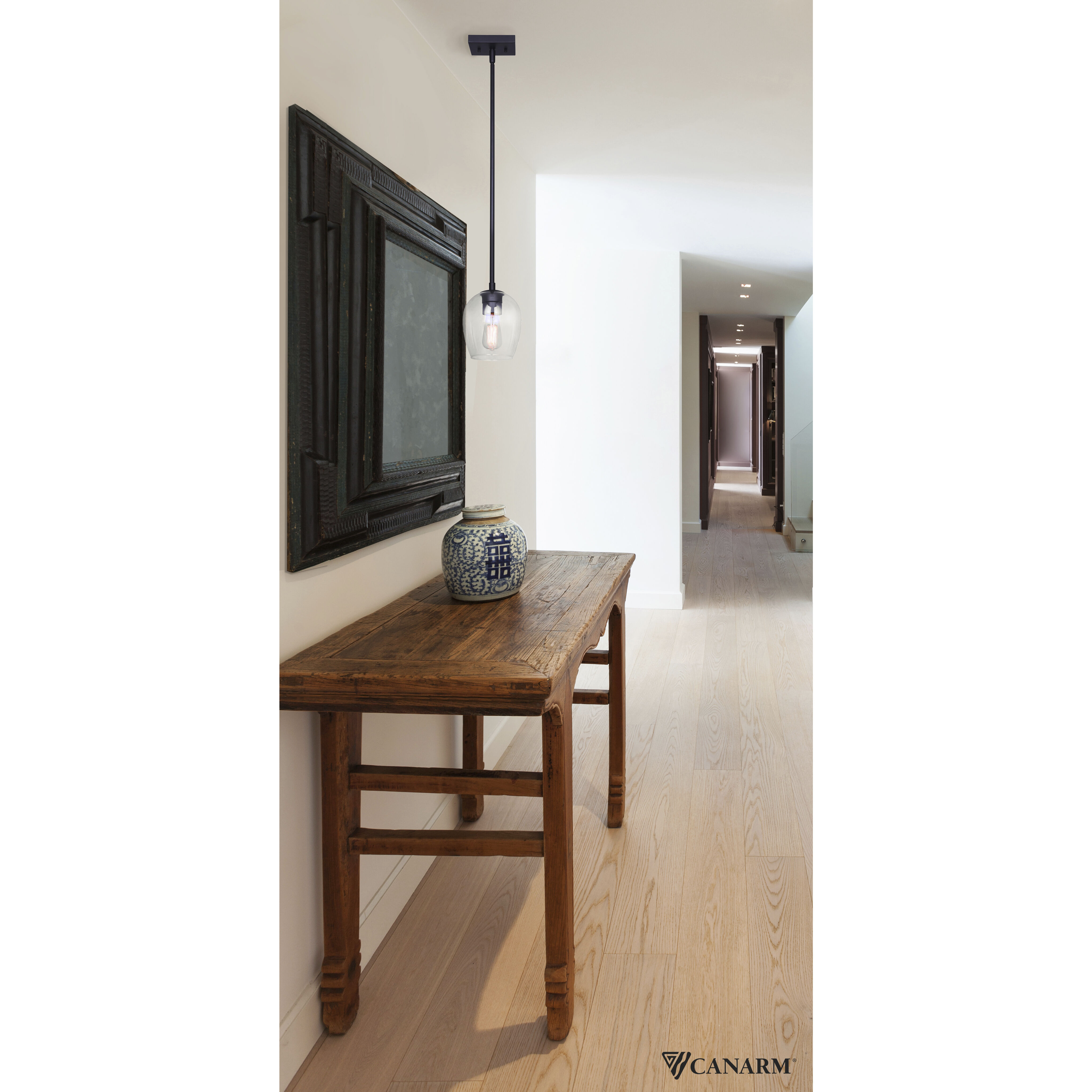 Madison 1 Light 6 inch Black Pendant Light Ceiling Light