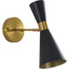 Canada 1 Light 5 inch Black and Gold Wall Sconce Wall Light