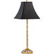 Wildwood 31 inch 100 watt Gold Leaf Table Lamp Portable Light