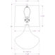 Jackson 24 inch 150.00 watt Grey Carved Table Lamp Portable Light