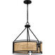 Priya 3 Light 18 inch Matte Black Pendant Ceiling Light