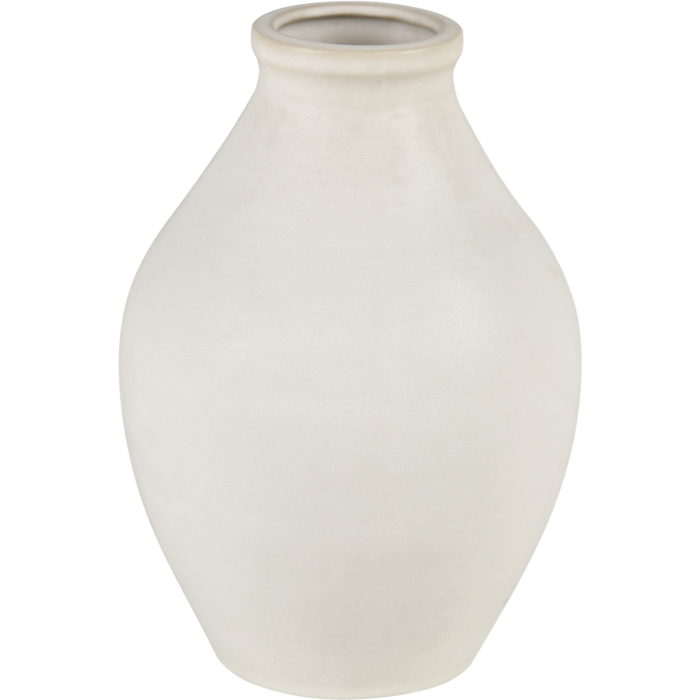 Faye 10 X 6.75 inch Vase in White