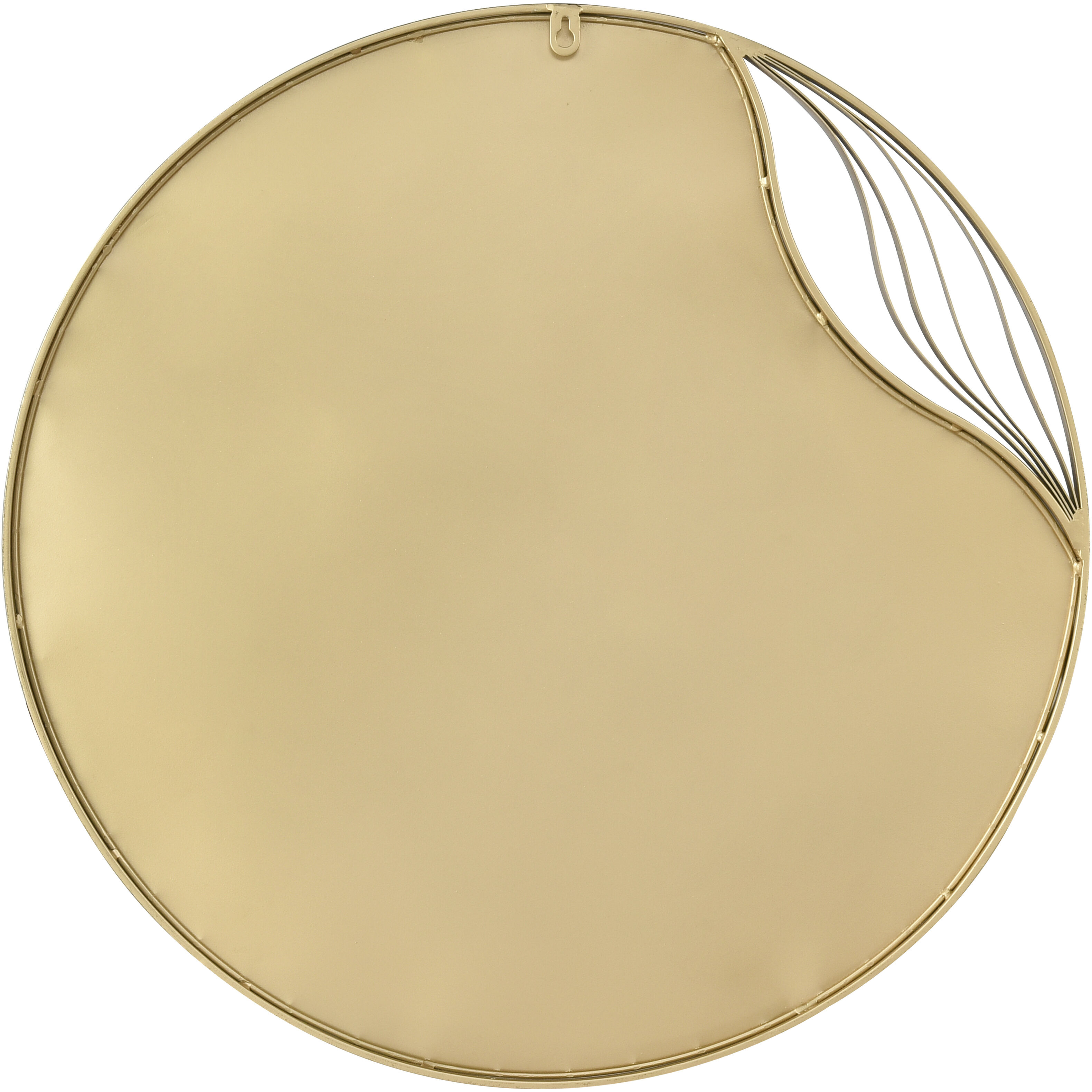 Stiller 23.75 X 23.75 inch Brass with Mirror Wall Mirror