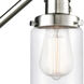 Dover 30 inch 60.00 watt Satin Nickel Swing Arm Wall Light, Franklin Restoration
