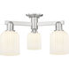 Downtown Urban Bridal Veil 3 Light 22.5 inch Brushed Satin Nickel Semi-Flush Mount Ceiling Light