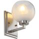 Elliott 1 Light 7.25 inch Pewter Vanity Light Wall Light in Alabaster