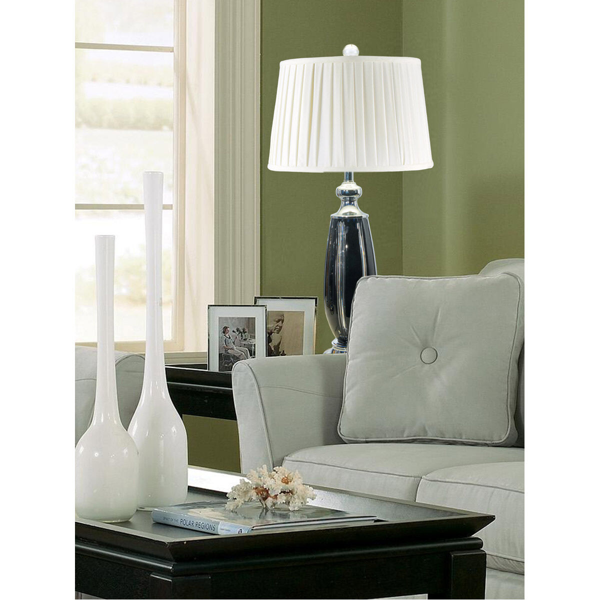 Brushed chrome bedside lamps shop