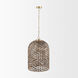 Sana 17.5 inch Brown Pendant Light Ceiling Light