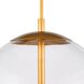 Cafe 4 Light 20 inch Natural Brass Pendant Ceiling Light, Large