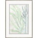 Swaying Seagrass Blue and Green and White Framed Art