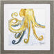 Sea Creature Yellow and Green and Red Framed Art, Propac