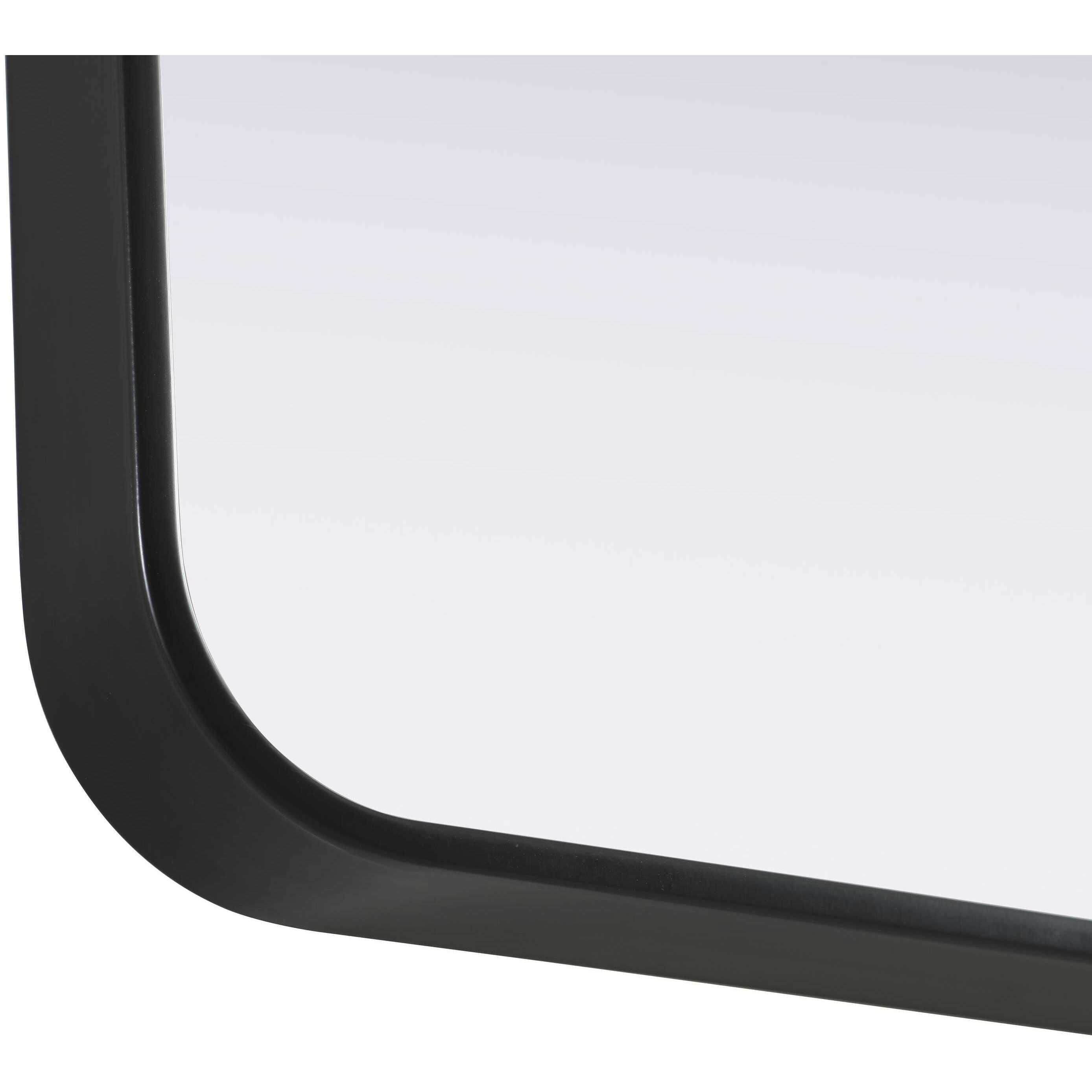 Remy 40 X 27 inch Black Mirror