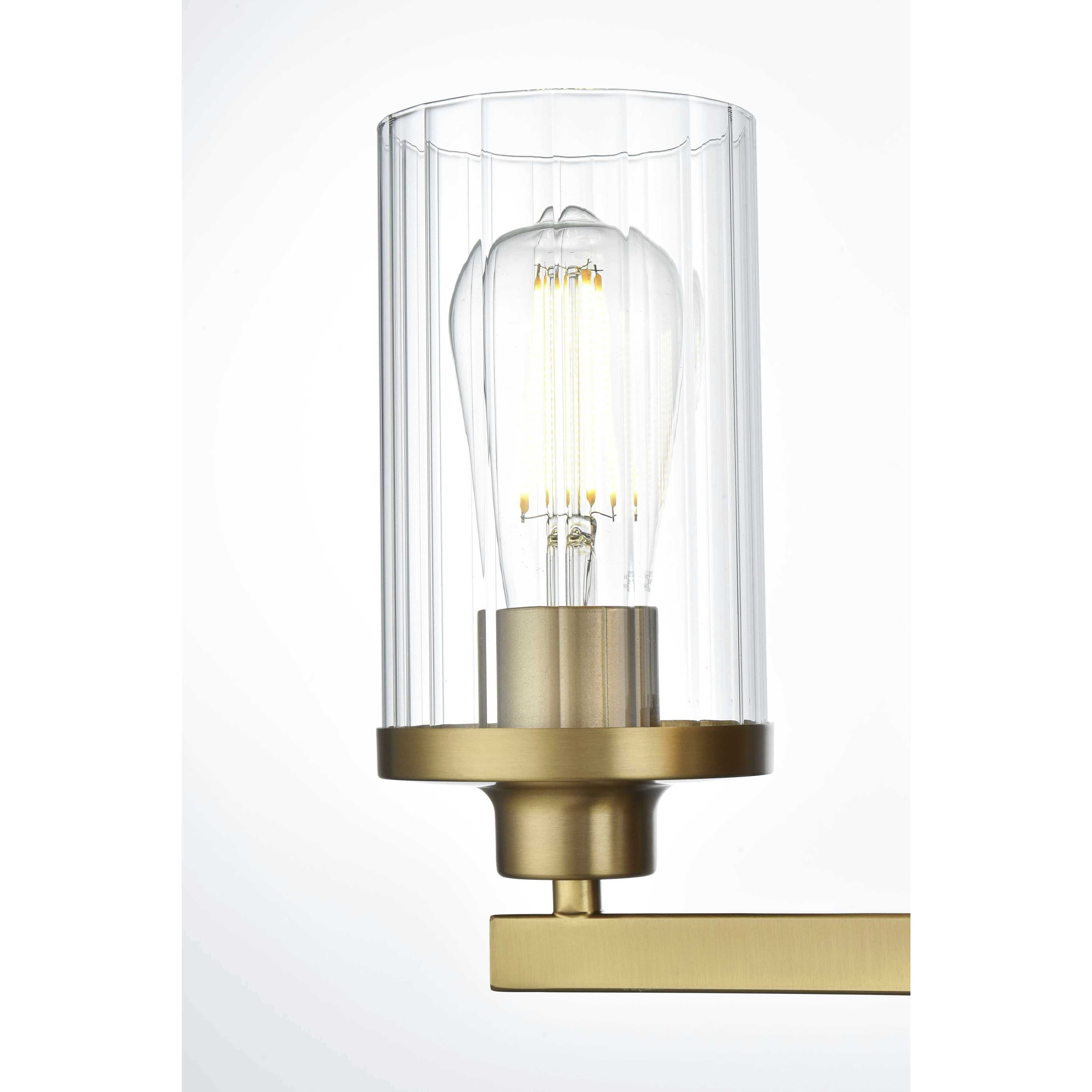 Thane 4 Light 25 inch Satin Gold Bath Sconce Wall Light