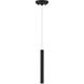 Forest LED 4.75 inch Matte black Pendant Ceiling Light in 1, 2, Matt black Steel